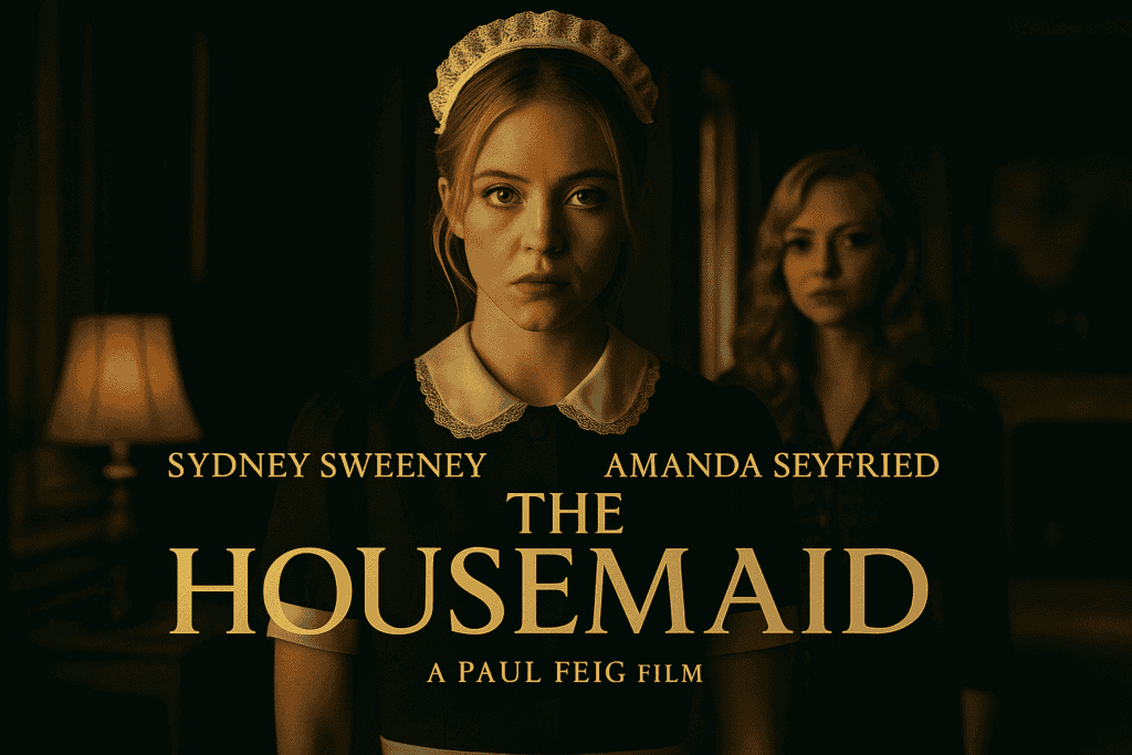 Sydney Sweeney stars in The Housemaid, a highlight among Sydney Sweeney Upcoming Movies.
