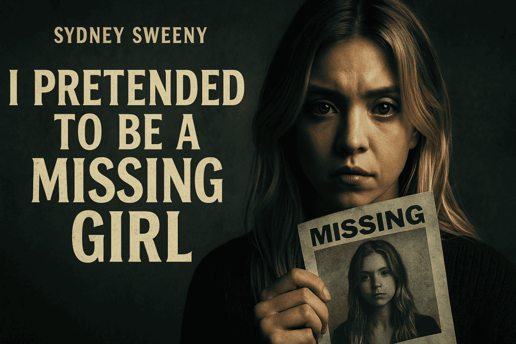 I PRETENDED TO BE A MISSING GIRL Sydney Sweeney Upcoming Movies
