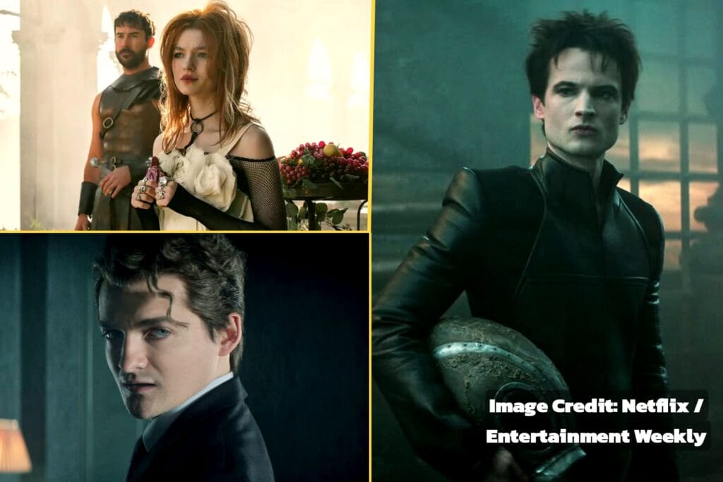 Tom Sturridge as Dream in The Sandman Season 2 with a mysterious new character teased by Netflix