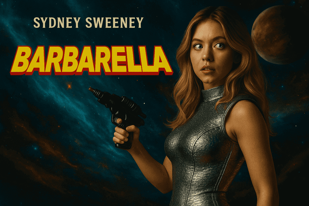 Sydney Sweeney upcoming movies: Barbarella 2025, a sci-fi adventure